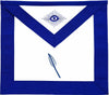 Masonic Blue Lodge Officer Assistant Secretary Apron Embroidered