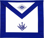 Masonic Blue Lodge Officer Electrician Apron Embroidered – Premium