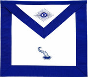 Masonic Blue Lodge Officer Junior Steward Apron Hand Embroidered