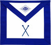 Masonic Blue Lodge Officer Master of Ceremonies Apron Hand Embroidered – New