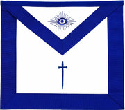 Masonic Blue Lodge Officer Tyler Apron Hand Embroidered