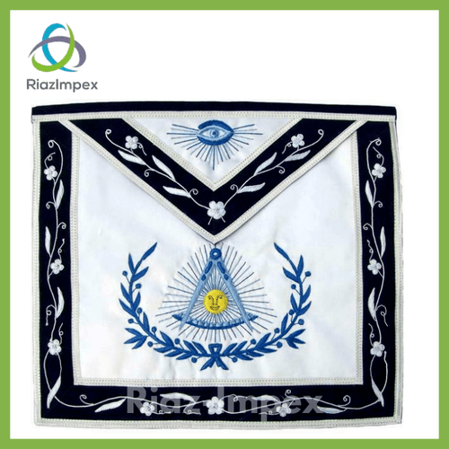 RIAZ IMPEX MASONIC REGALIA Masonic Blue Lodge Past Master Apron