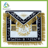 Masonic Blue Lodge Past Master Apron With Wreath Bullion Hand Embroidered