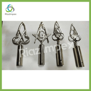 Masonic BLUE LODGE RODS & TOPS, MM , Silver Color Freemason Masonic Pole Topper