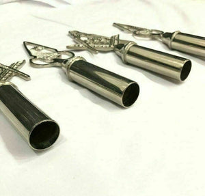 RIAZ IMPEX MASONIC REGALIA Masonic BLUE LODGE RODS & TOPS, MM , Silver Color Freemason Masonic Pole Topper
