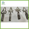 Masonic BLUE LODGE RODS & TOPS, MM , Silver Color Freemason Pole Topper