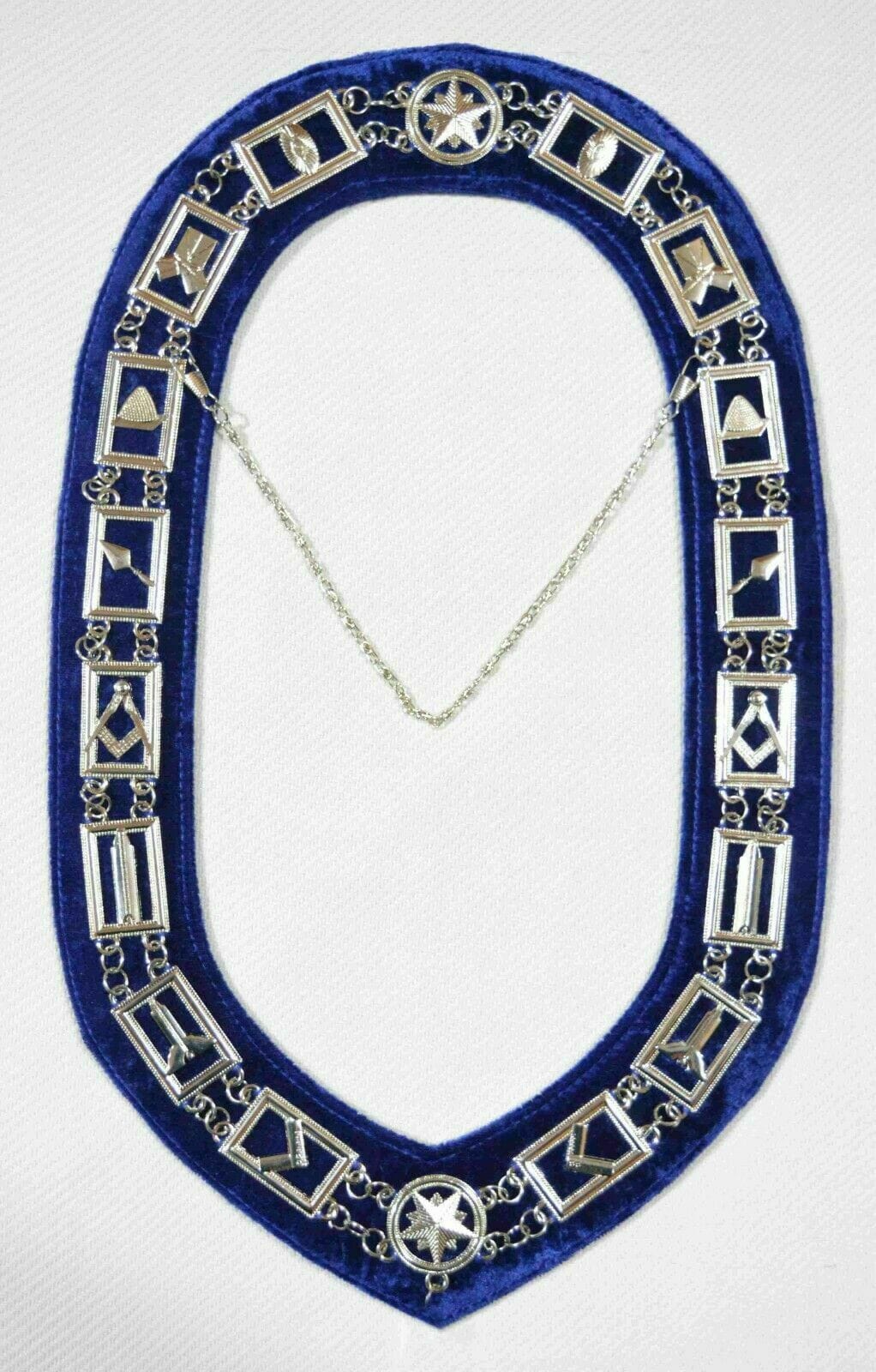 Masonic Blue Lodge Master Mason Apron & Chain Collar Set | Riaz Impex ...