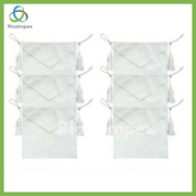 MASONIC CANDIDATE / ENTERED Apprentice Faux Leather Apron All White - Set Of 6