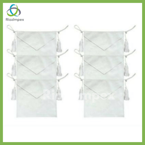 RIAZ IMPEX MASONIC REGALIA MASONIC CANDIDATE / ENTERED Apprentice Faux Leather Apron All White - Set Of 6