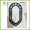 Masonic Chain Collar Blue Lodge House FREEMASON Secretary Jewel blue backing