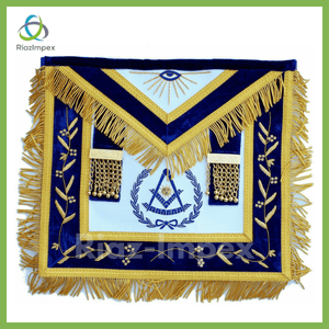 RIAZ IMPEX MASONIC REGALIA MASONIC COLLAR GRAND PAST MASTER APRON HAND EMBROIDERED Best Quality