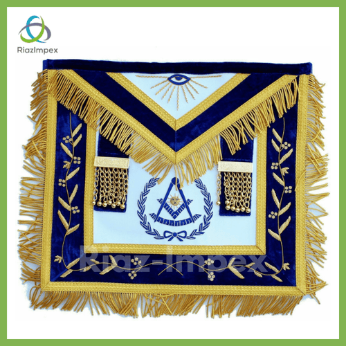 RIAZ IMPEX MASONIC REGALIA MASONIC COLLAR GRAND PAST MASTER APRON HAND EMBROIDERED Best Quality