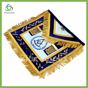 RIAZ IMPEX MASONIC REGALIA MASONIC COLLAR GRAND PAST MASTER APRON HAND EMBROIDERED Best Quality