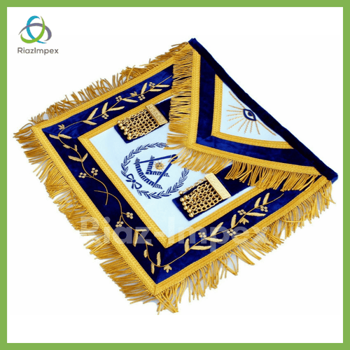 RIAZ IMPEX MASONIC REGALIA MASONIC COLLAR GRAND PAST MASTER APRON HAND EMBROIDERED Best Quality