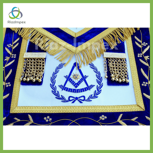 RIAZ IMPEX MASONIC REGALIA MASONIC COLLAR GRAND PAST MASTER APRON HAND EMBROIDERED Best Quality