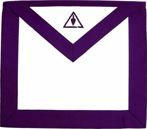 RIAZ IMPEX MASONIC REGALIA MASONIC COUNCIL ROYAL & SELECT MASTER RSM MEMBER APRON HAND EMBROIDERED