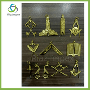 Masonic Gold Jewels Blue Lodge Freemason Pack of 12