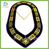 MASONIC GRAND LODGE GOLDEN Metal Chain COLLAR Purple VELVET Backing