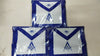 Masonic Blue Lodge Master Mason Aprons Embroidered – Pack of 3