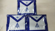 Masonic Blue Lodge Master Mason Aprons Embroidered – Pack of 3