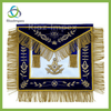 Masonic Past Master Apron Blue Hand Embroidered Bullion Vine Work
