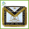 Masonic Past Master Apron Blue Hand Embroidered Golden Bullion