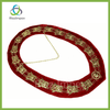 Masonic Regalia 32 Degree WINGS UP Metal Chain Collar RED Backing Velvet