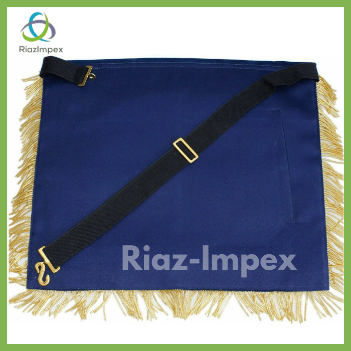 RIAZ IMPEX MASONIC REGALIA MASONIC REGALIA Blue Lodge APRON HAND EMBROIDERED BEST QUALITY