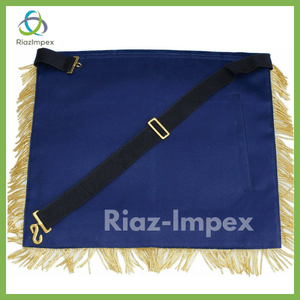 RIAZ IMPEX MASONIC REGALIA MASONIC REGALIA Blue Lodge APRON HAND EMBROIDERED BEST QUALITY