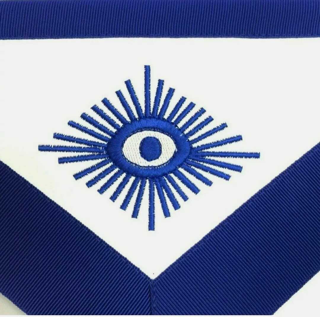 RIAZ IMPEX MASONIC REGALIA Masonic Regalia Blue Lodge Officers Aprons Machine Embroidered- Set of 16 Aprons