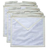 Masonic Cotton Duck Cloth Candidate Apprentice Aprons – Pack of 6