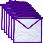 Masonic Council RSM White Cotton Duck Cloth Aprons – Pack of 6