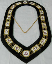 Masonic Ladies of Circle of Perfection Gold Metal Chain Collar