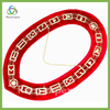 Masonic Master Mason Golden Metal Chain Collar Red Backing