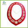 Masonic Regalia Master Mason GOLDEN Metal Chain Collar RED Backing