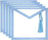 Masonic Regalia New Jersey Regulation Officer Apron (Lambskin) 5 Aprons Set