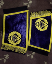 Masonic Regalia Past Grand Master cuff pair set HandMade with free Jewel Gold