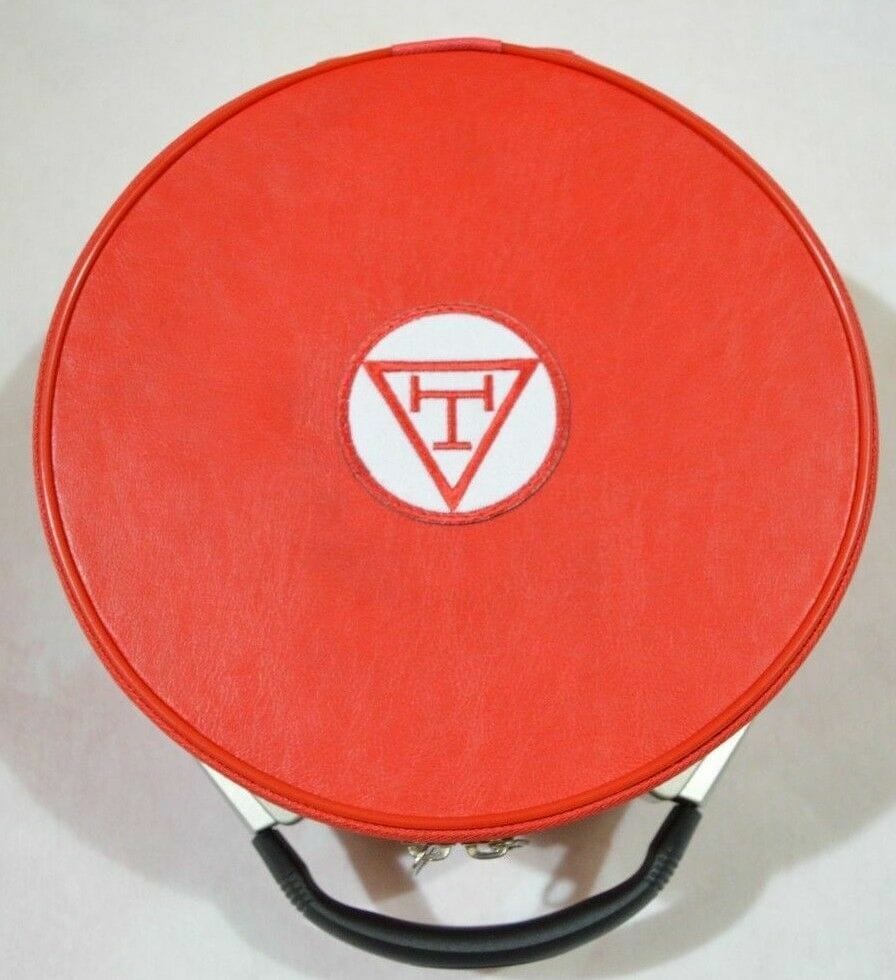 RIAZ IMPEX MASONIC REGALIA Masonic Regalia Royal Arch Cap Case Royal Holy Arch Hat Case Red Best Quality