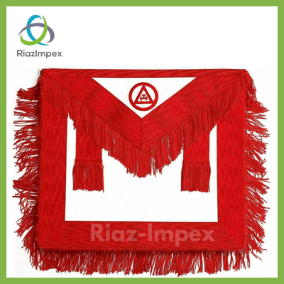RIAZ IMPEX MASONIC REGALIA Masonic Royal Arch COLLAR Plus APRON and BAG CASE SET Best Quality