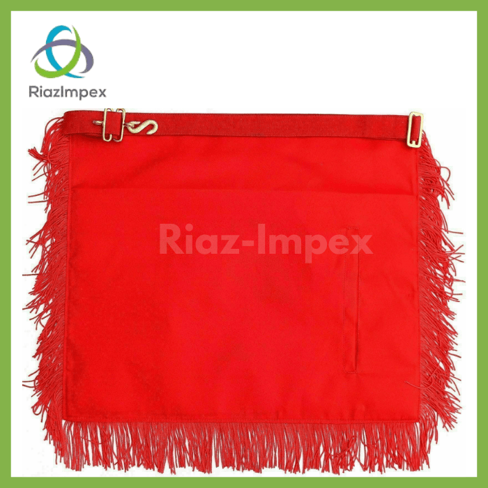 RIAZ IMPEX MASONIC REGALIA Masonic Royal Arch COLLAR Plus APRON and BAG CASE SET Best Quality