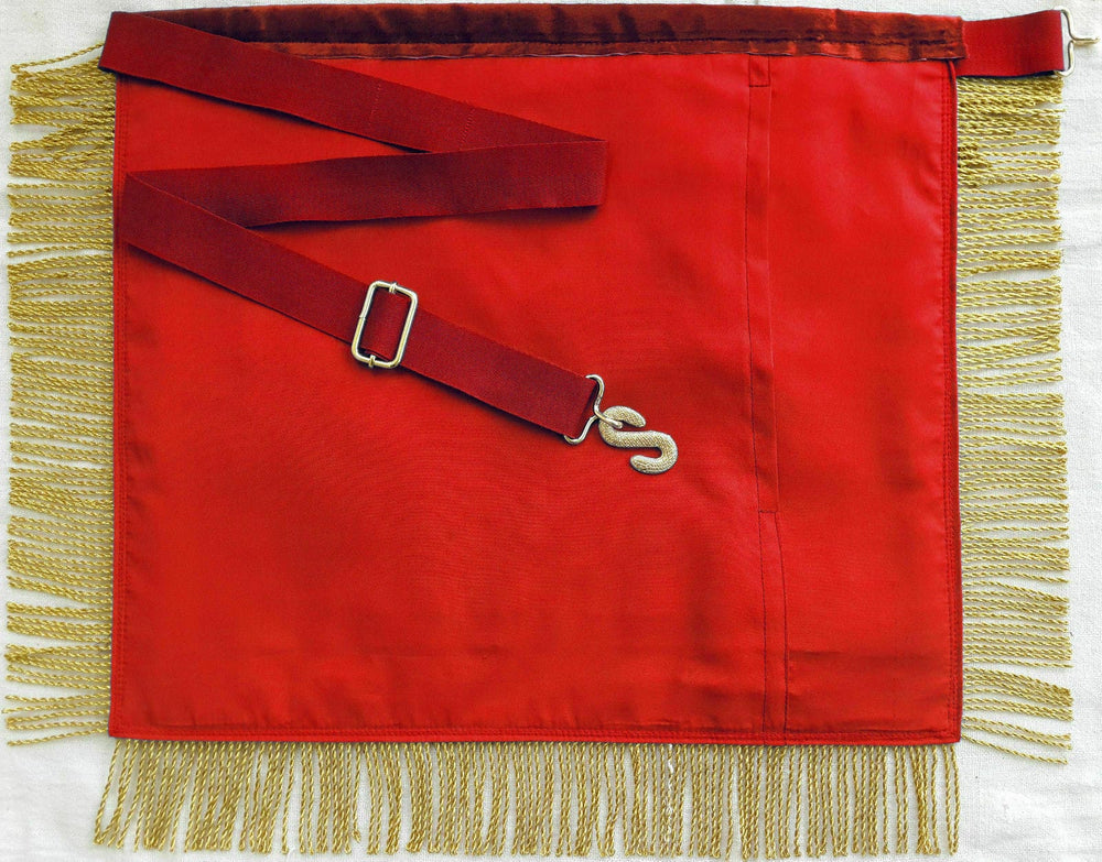 RIAZ IMPEX MASONIC REGALIA MASONIC ROYAL ARCH GRAND HIGH PRIEST APRON WREATH HAND EMBROIDERED BEST QUALITY