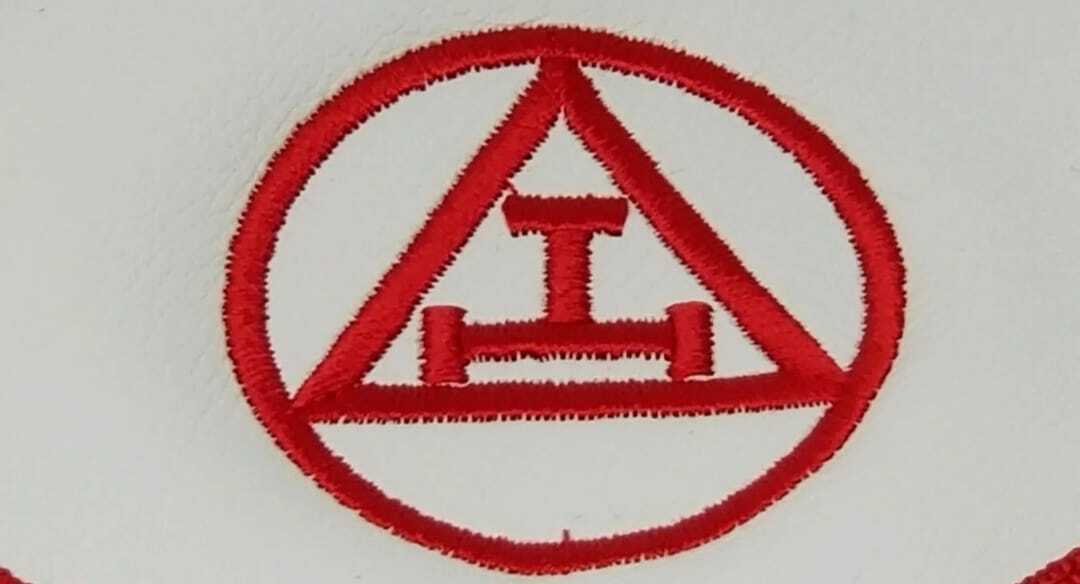 RIAZ IMPEX MASONIC REGALIA New Freemason Royal Arch Mason Apron Lambskin with Satin Back