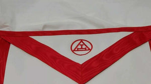 RIAZ IMPEX MASONIC REGALIA New Freemason Royal Arch Mason Apron Lambskin with Satin Back