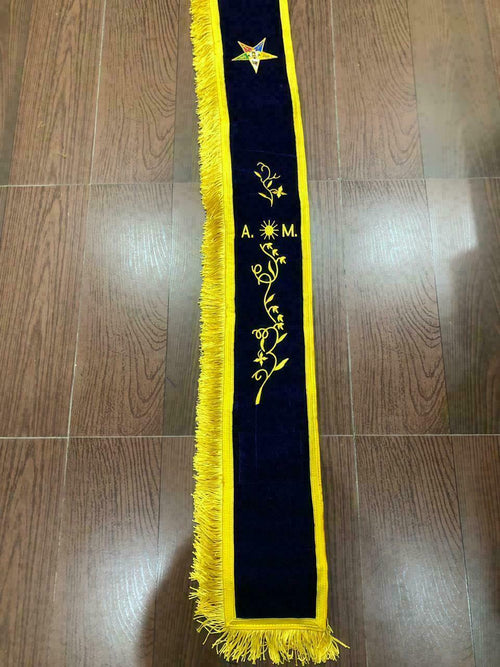 RIAZ IMPEX MASONIC REGALIA NEW OES Associate Matron Sash, OES SASHES (STYLE A) BEST QUALITY
