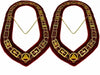 Royal Arch Chain Collar Red Velvet with Masonic Jewel – Set of 2
