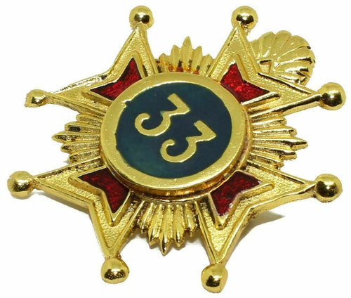 RIAZ IMPEX MASONIC REGALIA New Superb High Quality Masonic Rose Croix 33rd Degree Star Jewel Medal Regalia