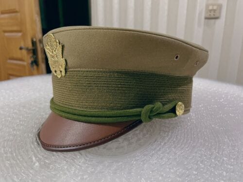 RIAZ IMPEX MASONIC REGALIA Pre/Early WW1 Period Named U.S. Army Cadet Visor Hat-LAMBERTON REPLICA