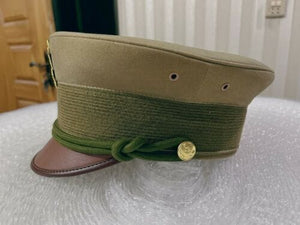 RIAZ IMPEX MASONIC REGALIA Pre/Early WW1 Period Named U.S. Army Cadet Visor Hat-LAMBERTON REPLICA