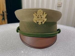 RIAZ IMPEX MASONIC REGALIA Pre/Early WW1 Period Named U.S. Army Cadet Visor Hat-LAMBERTON REPLICA
