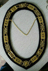 Masonic Grand Lodge Chain Collar Purple Velvet